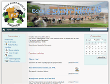 Tablet Screenshot of ecolesaintnicolasenghien.be